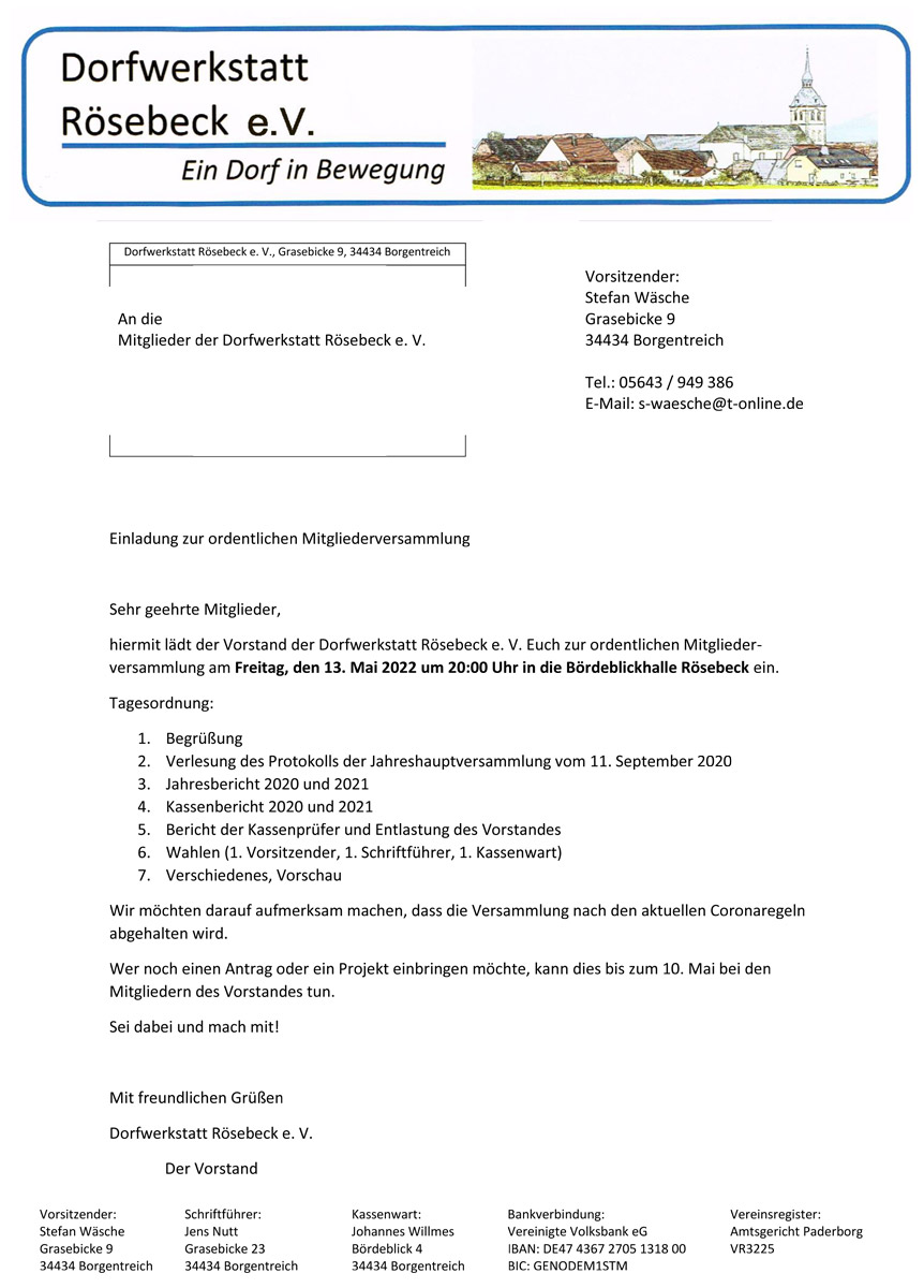 Dorfwerkstatt 2022