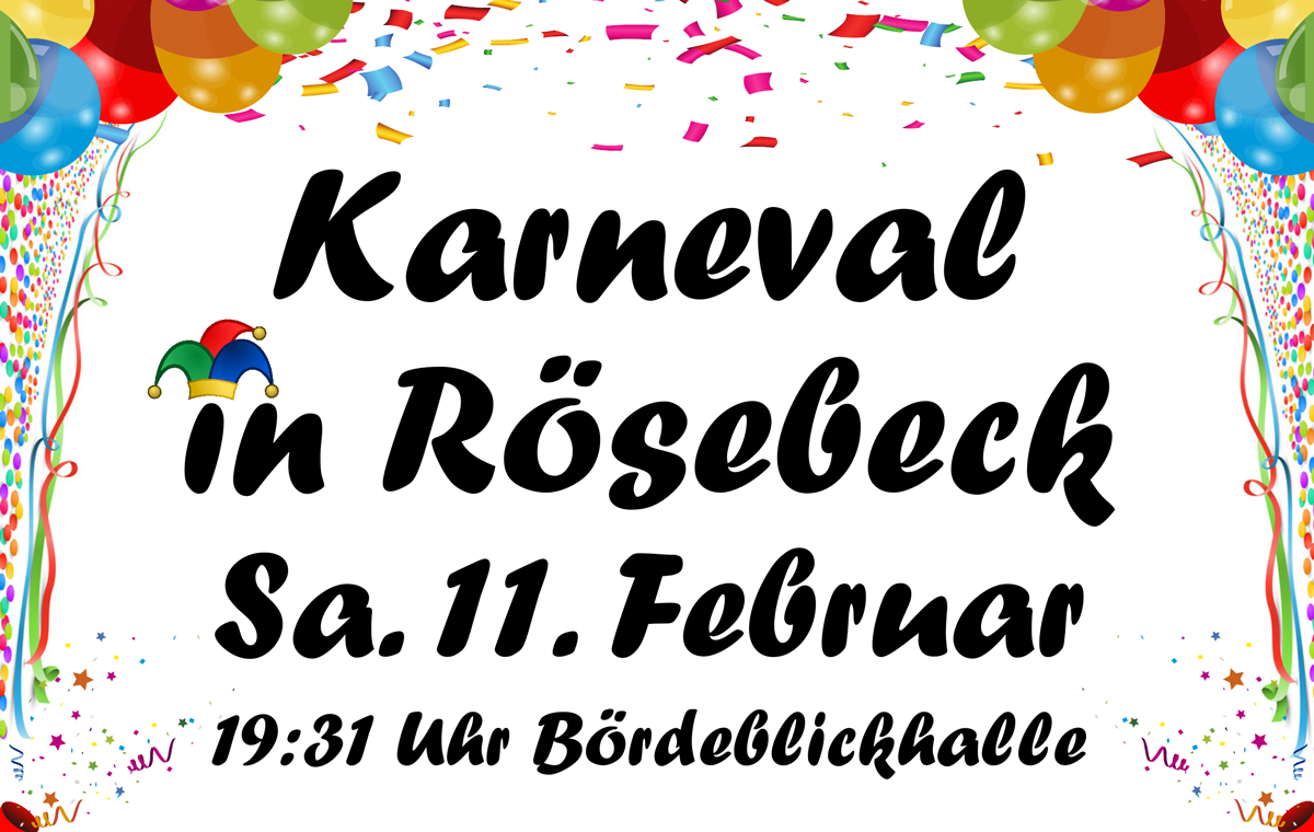 Karneval in Rösebeck