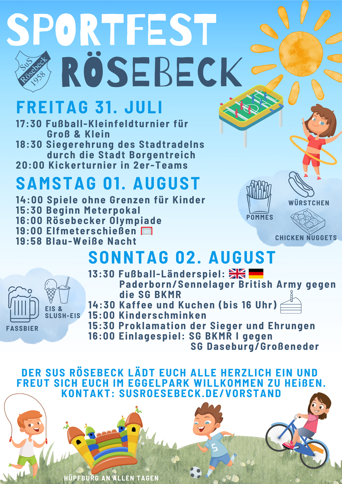 Sportfest Rösebeck 2026